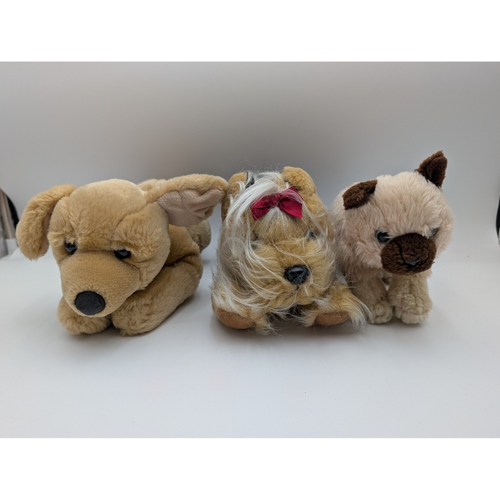 Animal Alley Plush Dog Lot Labrador Yorkie Pug Toys R Us Stuffed Animal Toy